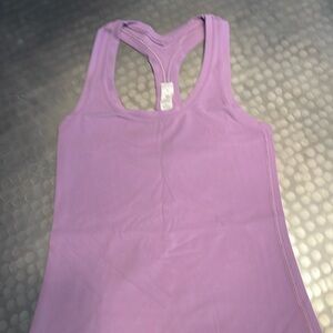 Lululemon fitted purple racerback tank - like new